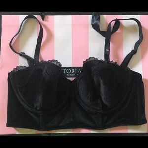 Victorias Secret velvet bustier bra